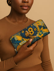 Bold in Bloom Slimline Zippy Wallet
