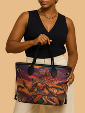 African Warrior Classic Shopper Tote QR0HH009