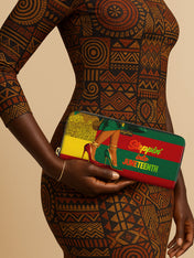 Stepping Into Juneteenth Slimline Zippy Wallet