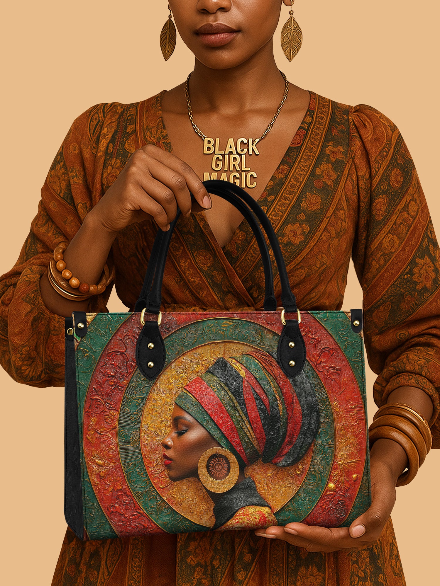 Eternal Orbit Premium Leather Handbag QR0TV156