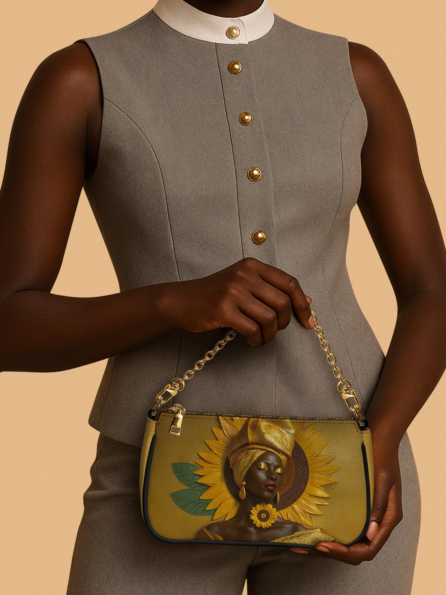 Ashanti Gold Classic Zip Pochette QR0XD681