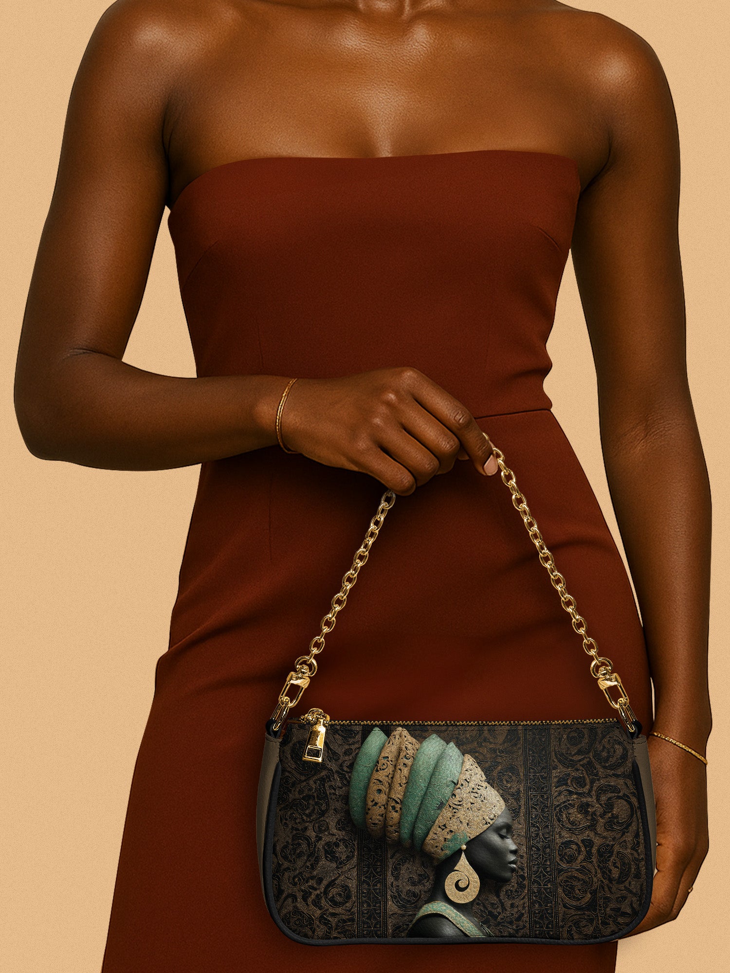 Emerald Crown Classic Zip Pochette QR0TV168