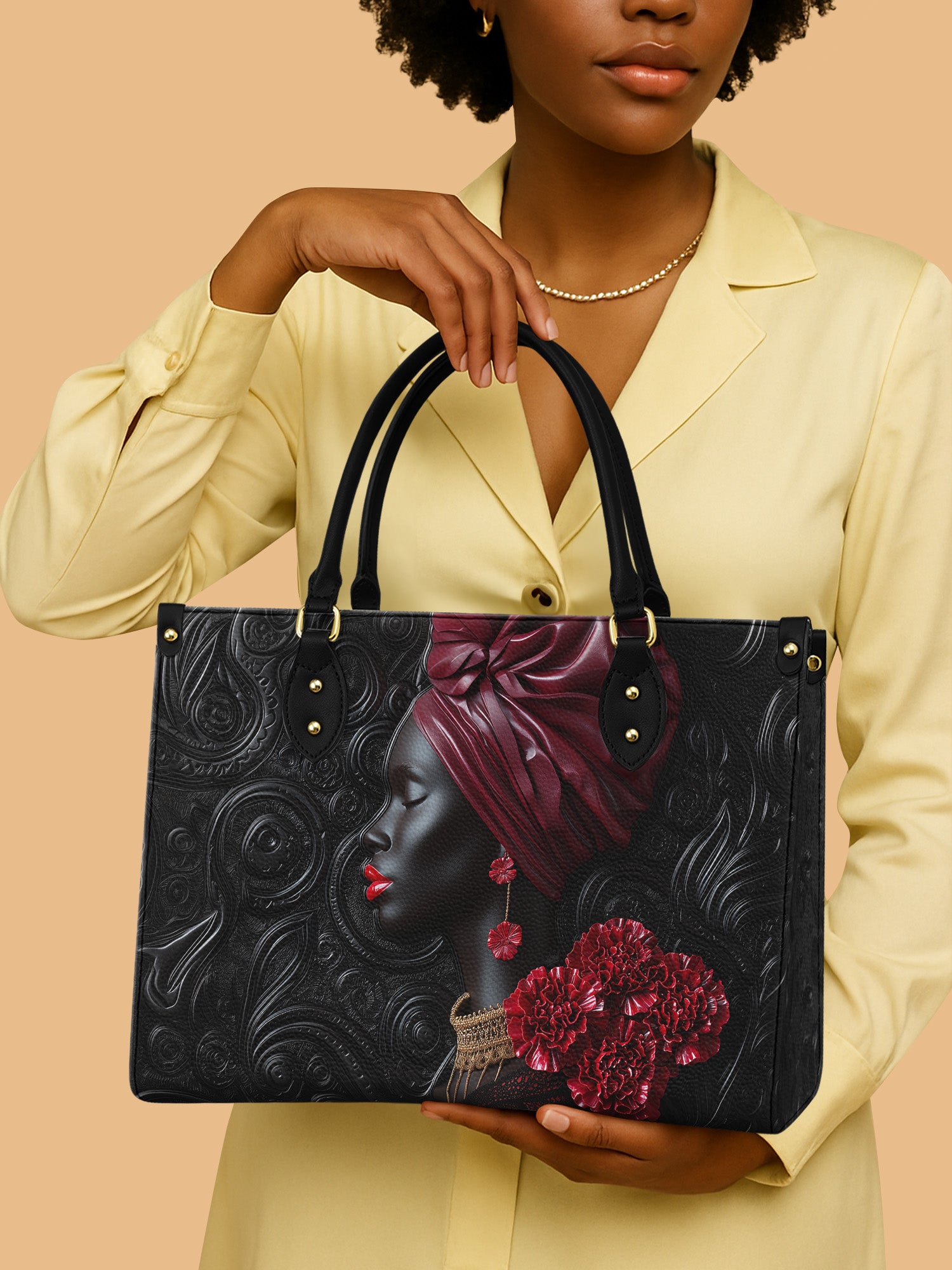 Origin Carnation Premium Leather Handbag QR0XD529