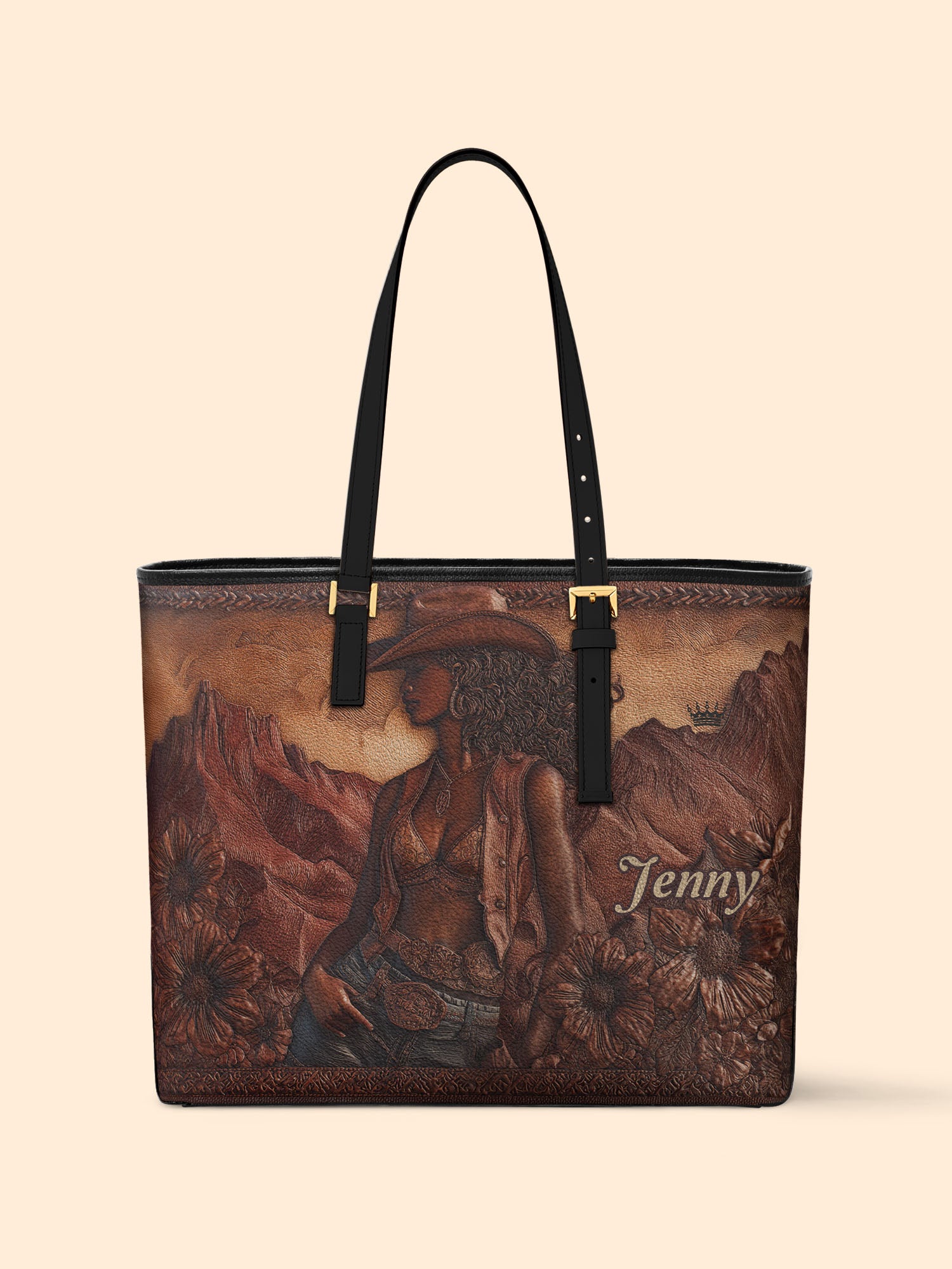 Soul Of The West Sleek Leather Tote