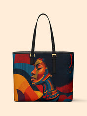 Rhythm & Soul Sleek Leather Tote QR0TV0015