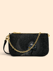 Crowned In Onyx Classic Zip Pochette QR0XD105