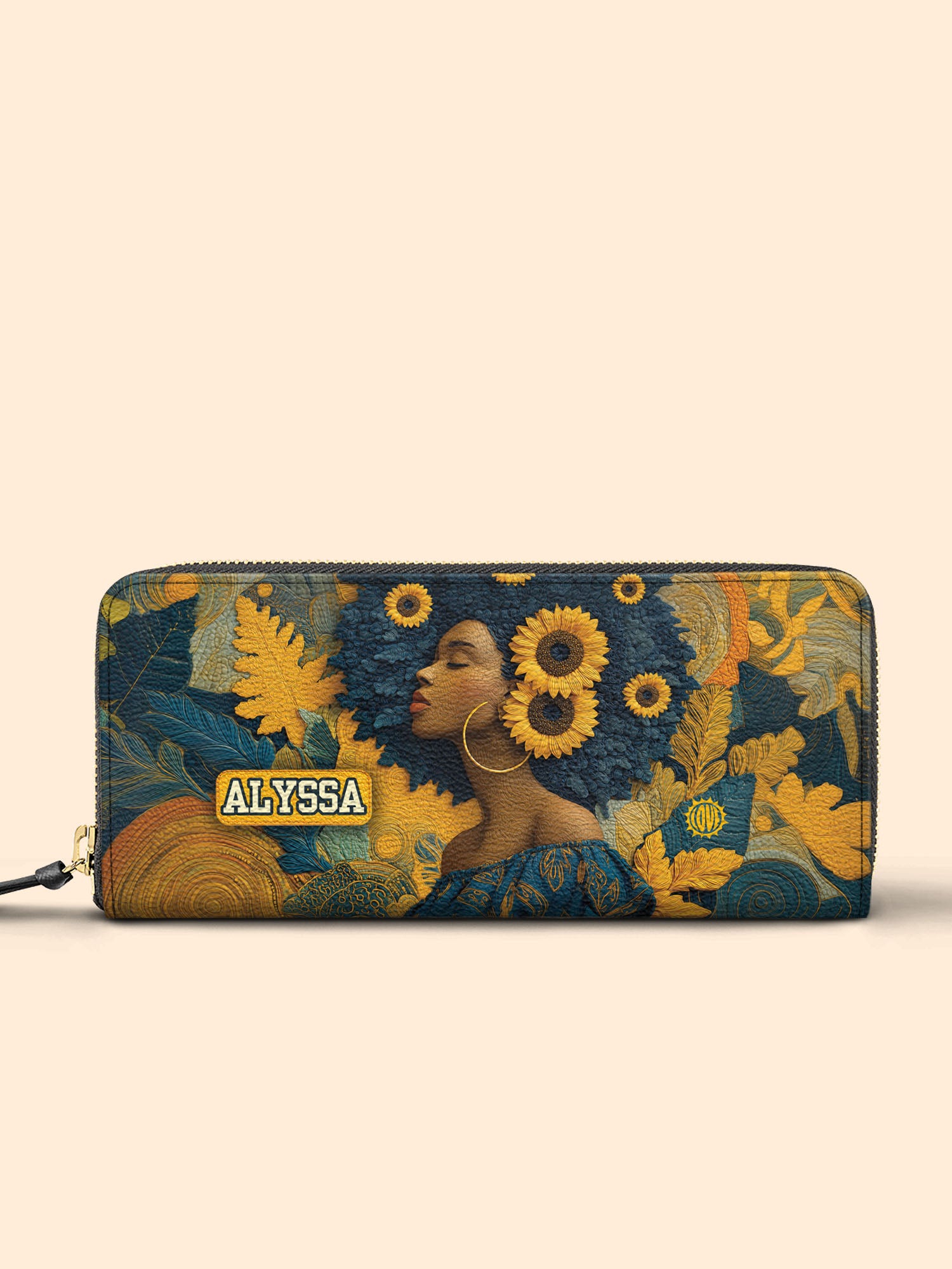 Bold in Bloom Slimline Zippy Wallet