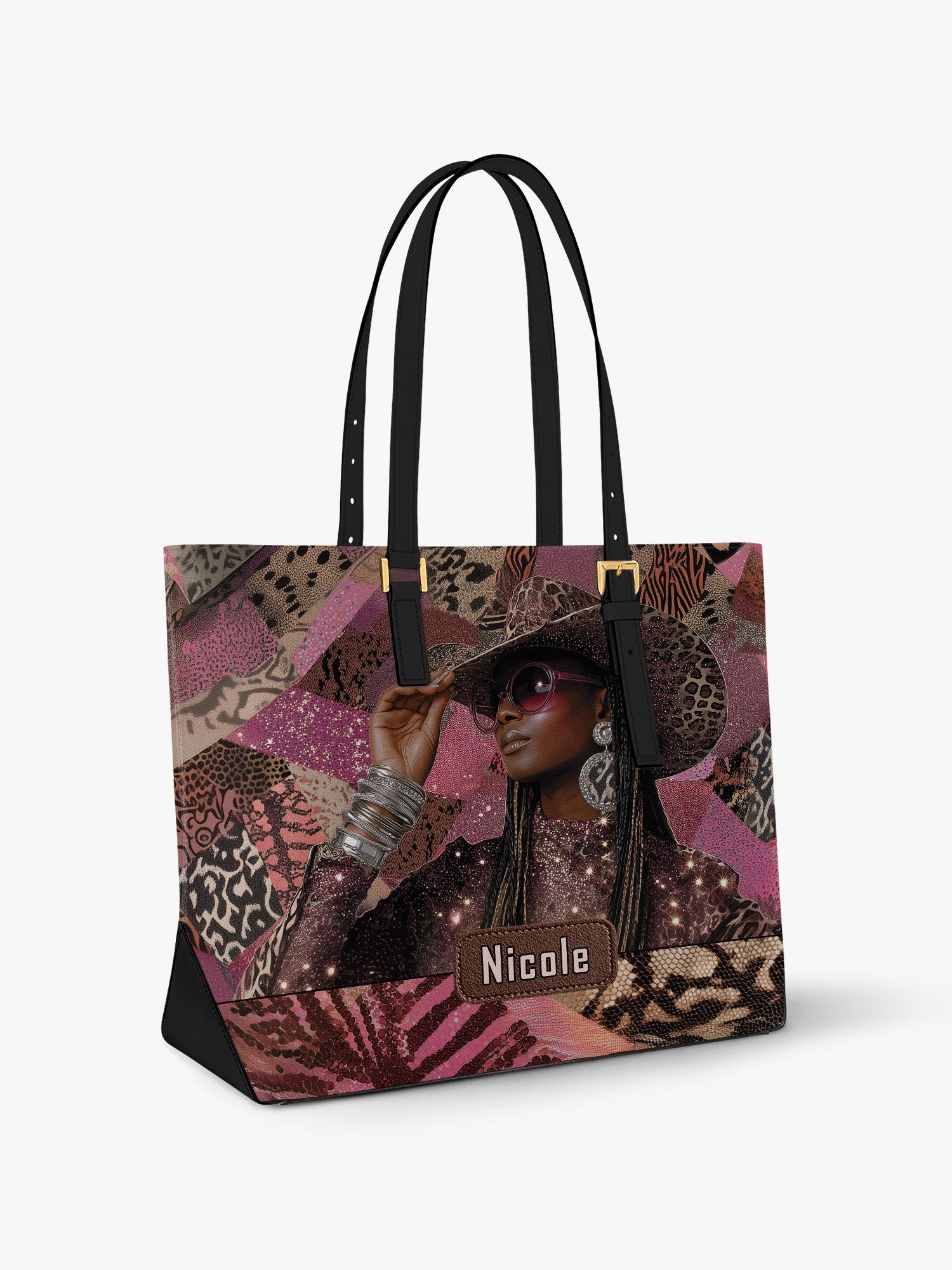 Bold Cowgirl Sleek Leather Tote