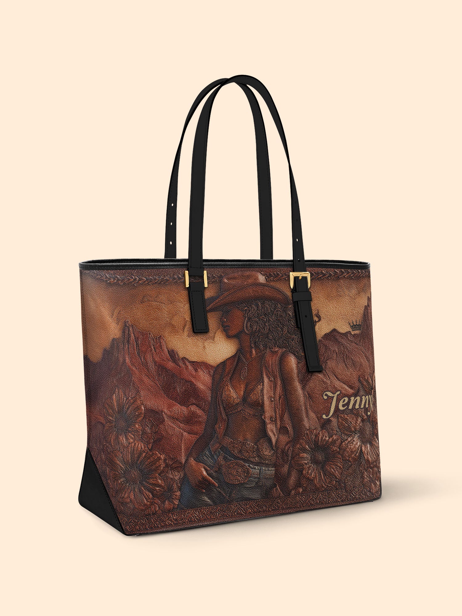 Soul Of The West Sleek Leather Tote