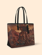 Soul Of The West Sleek Leather Tote