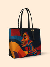 Rhythm & Soul Sleek Leather Tote QR0TV0015