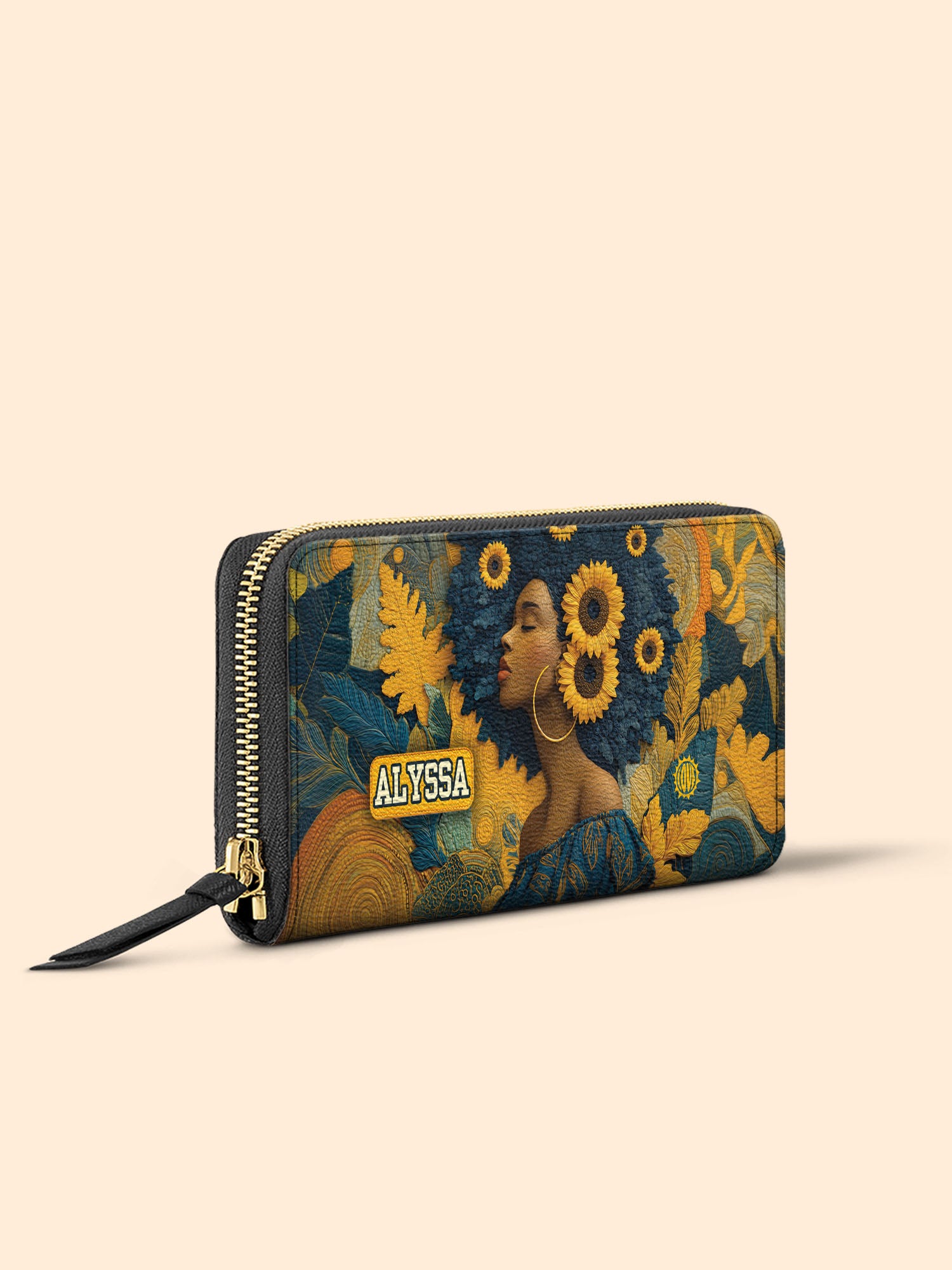 Bold in Bloom Slimline Zippy Wallet