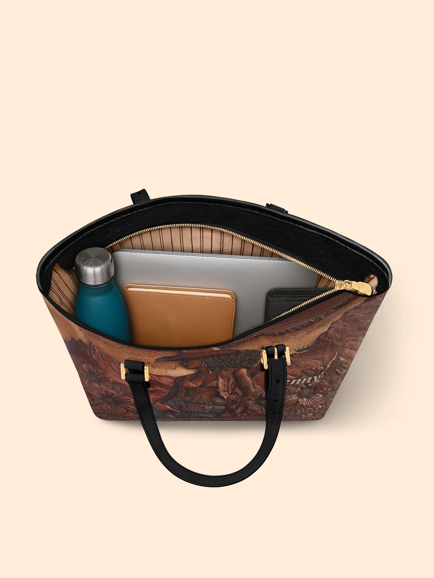 Soul Of The West Sleek Leather Tote