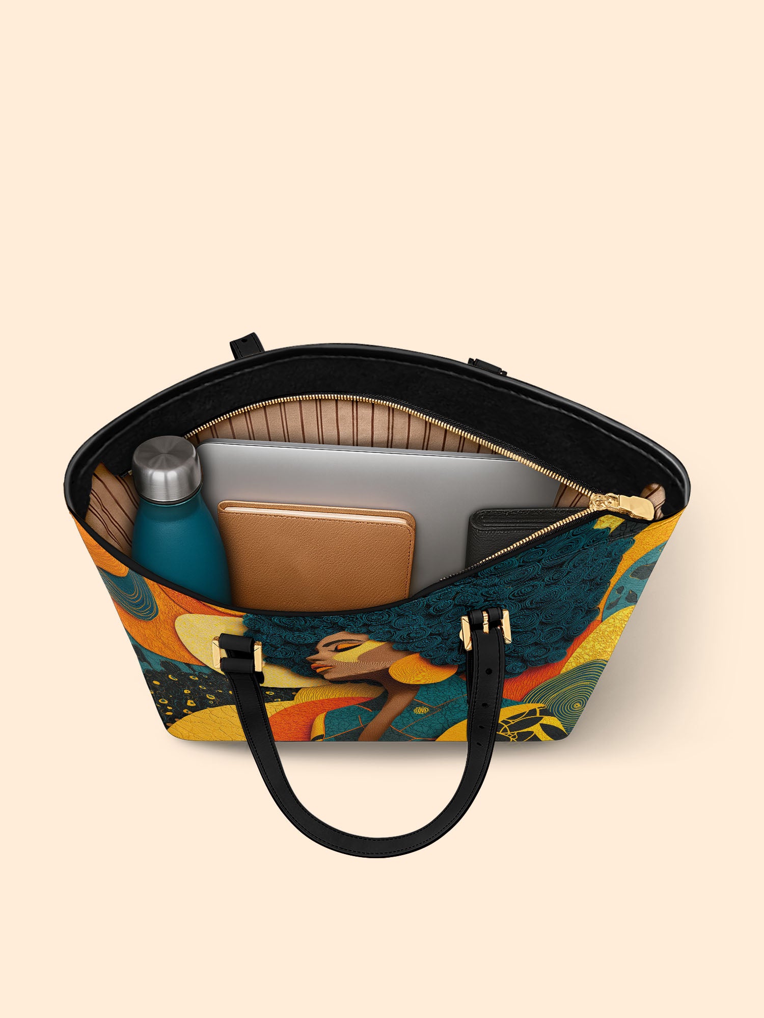 Cartolina Sleek Leather Tote QR0TV009