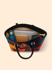 Rhythm & Soul Sleek Leather Tote QR0TV0015