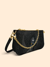 Crowned In Onyx Classic Zip Pochette QR0XD105