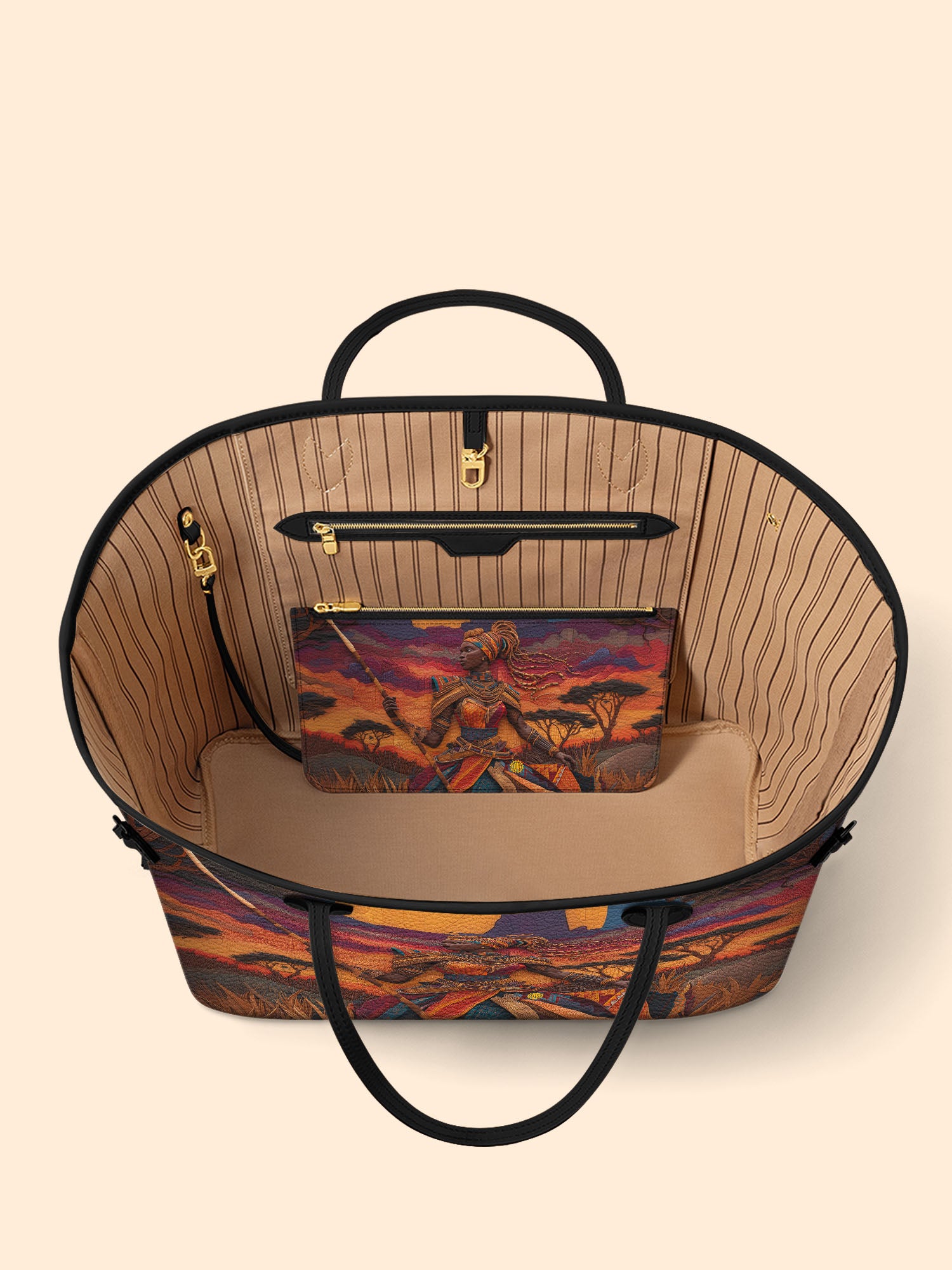 African Warrior Classic Shopper Tote QR0HH009