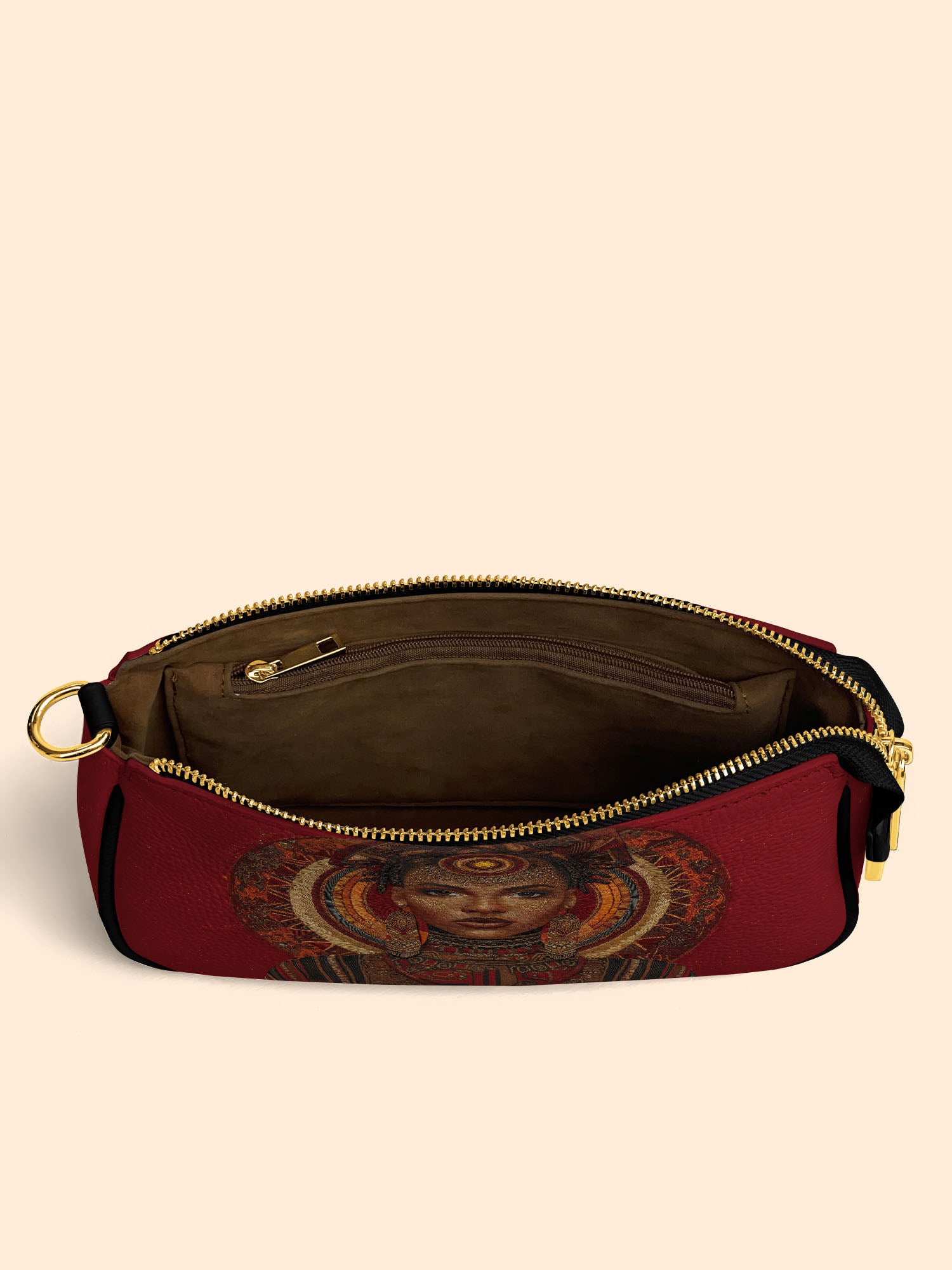 Ebony Aura Classic Zip Pochette QR0XD212