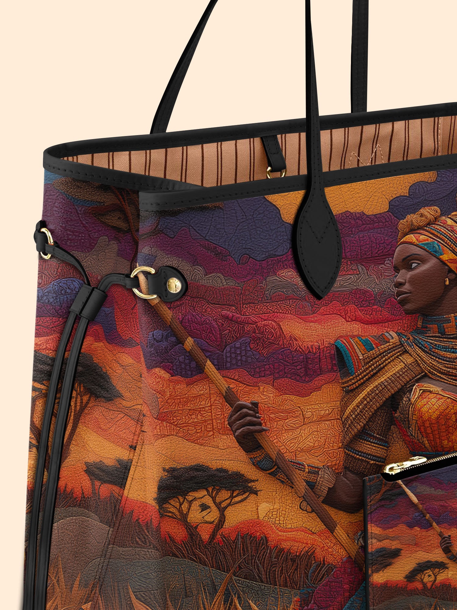 African Warrior Classic Shopper Tote QR0HH009