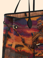 African Warrior Classic Shopper Tote QR0HH009