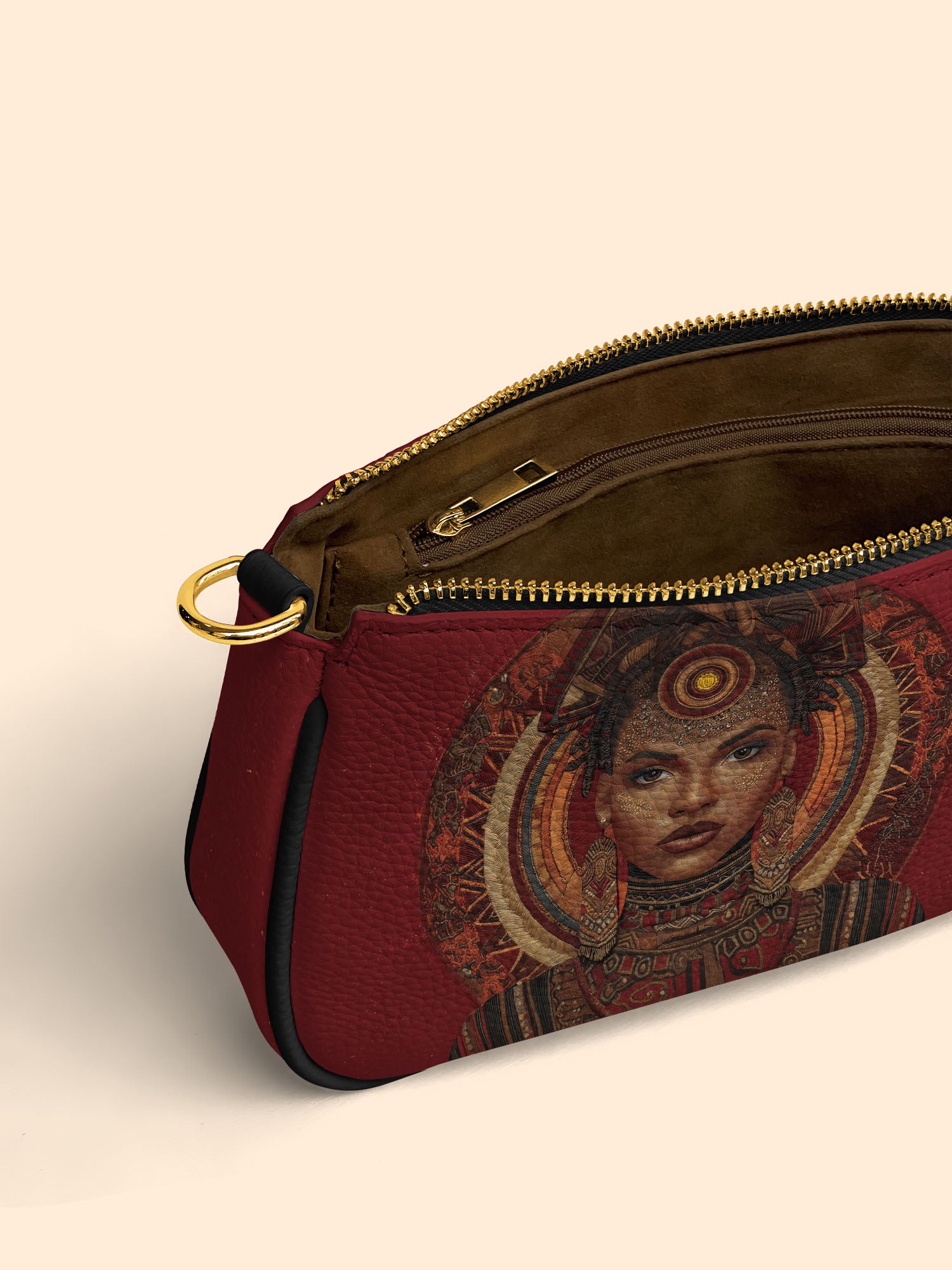 Ebony Aura Classic Zip Pochette QR0XD212