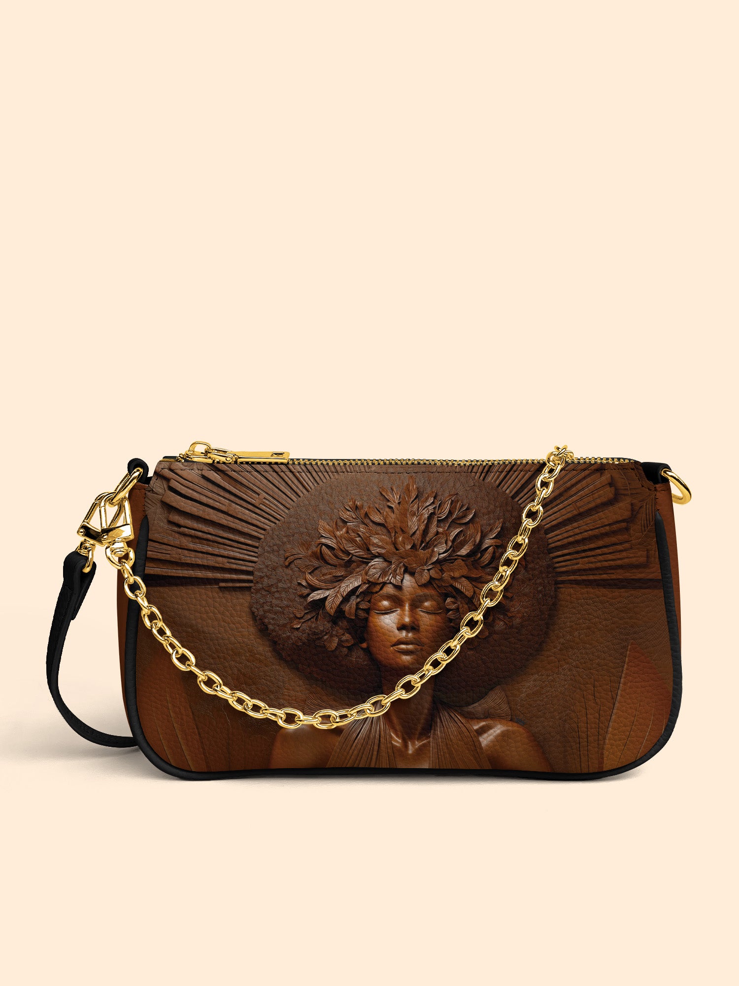 Ebony Bloom Classic Zip Pochette QR0TD345