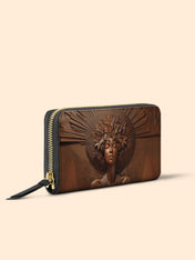 Ebony Bloom Slimline Zippy Wallet QR0TD344