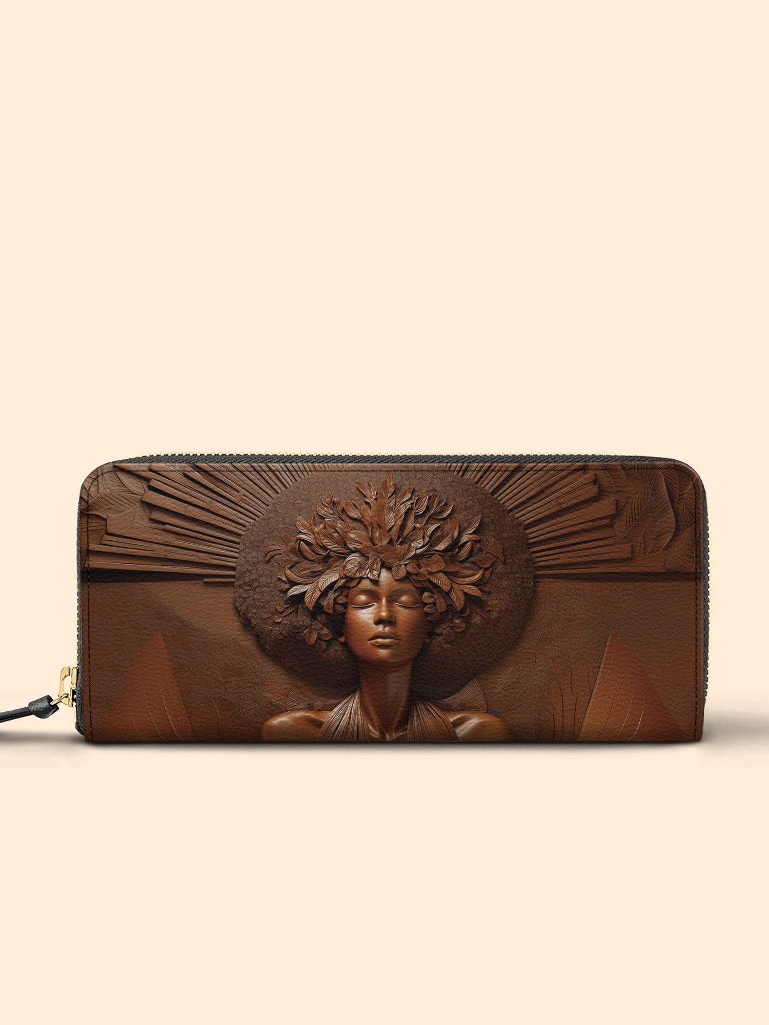 Ebony Bloom Slimline Zippy Wallet QR0TD344