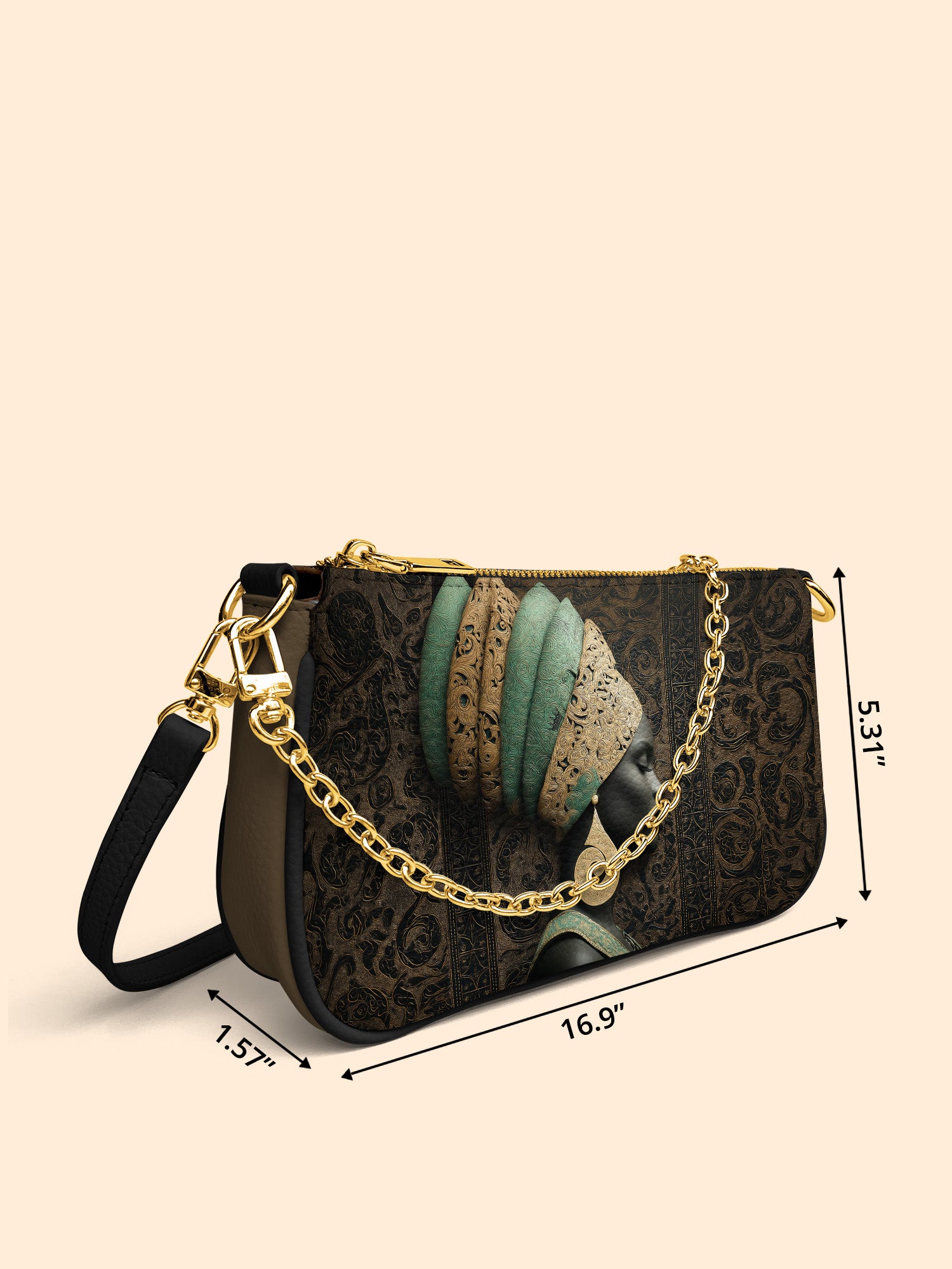 Emerald Crown Classic Zip Pochette QR0TV168