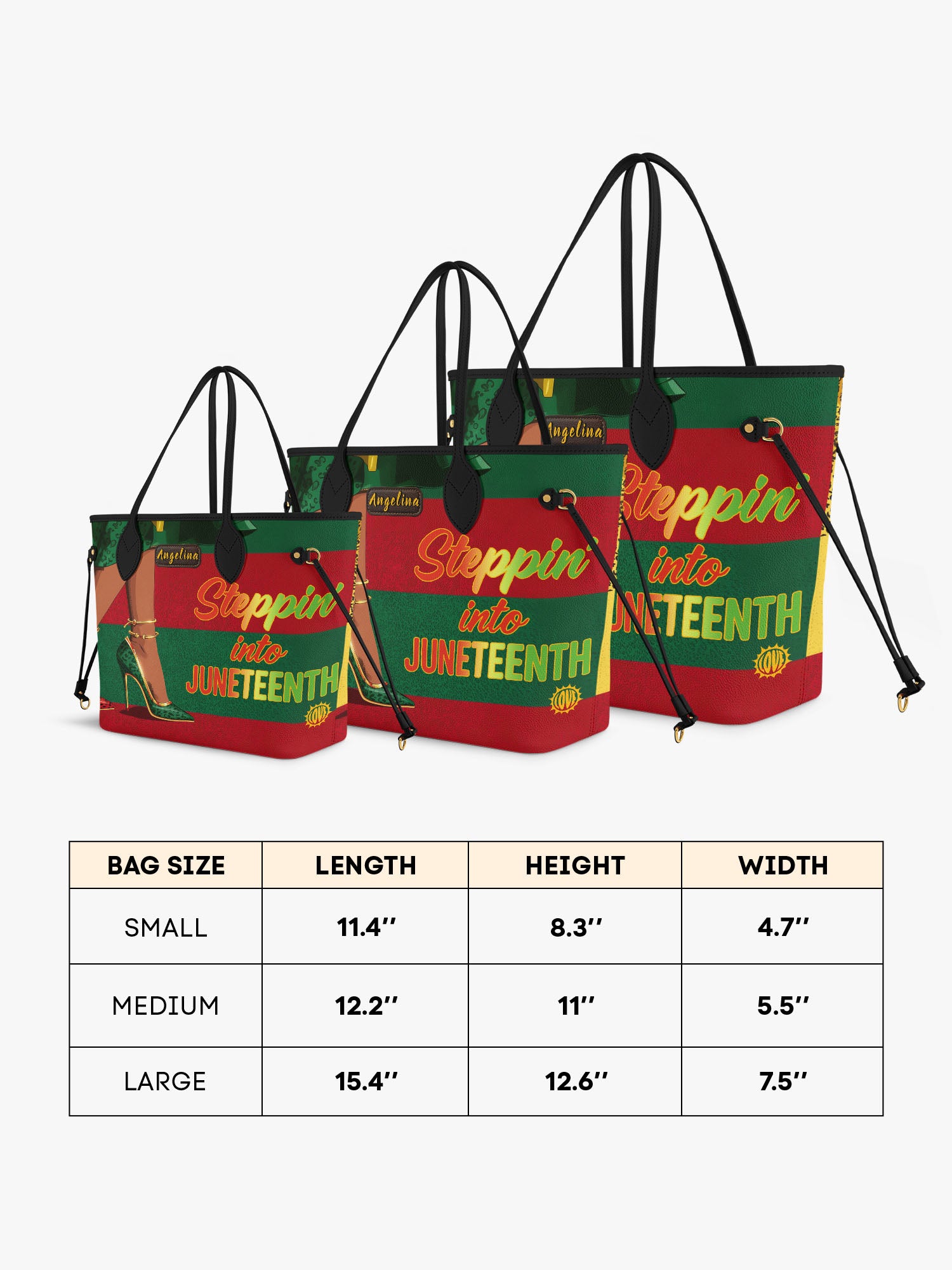 Stepping Into Juneteenth Classic Shopper Tote