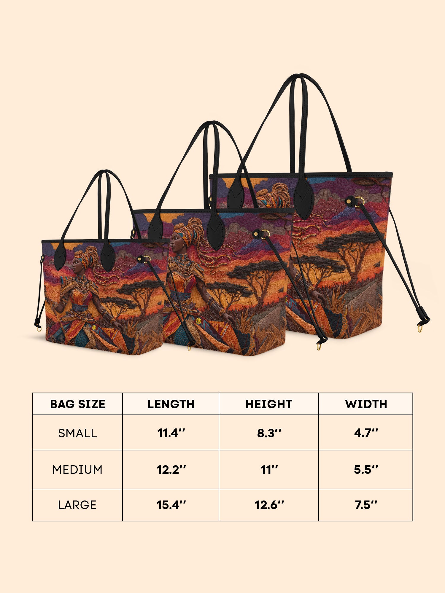 African Warrior Classic Shopper Tote QR0HH009