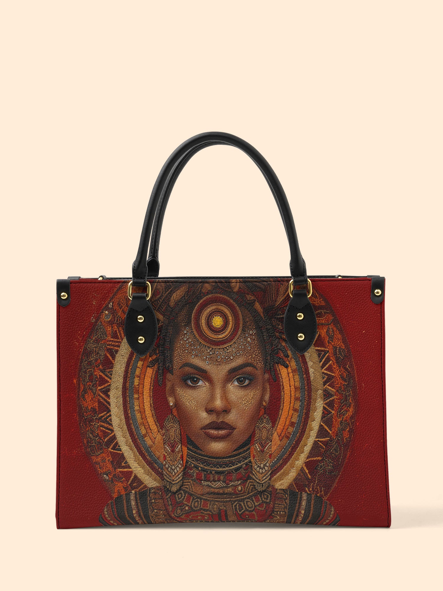 Ebony Aura Premium Leather Handbag QR0XD211