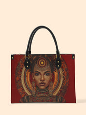 Ebony Aura Premium Leather Handbag QR0XD211