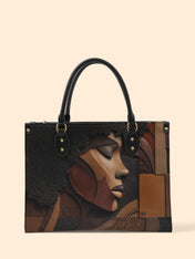 Melanin Majesty Premium Leather Handbag QR0TD117
