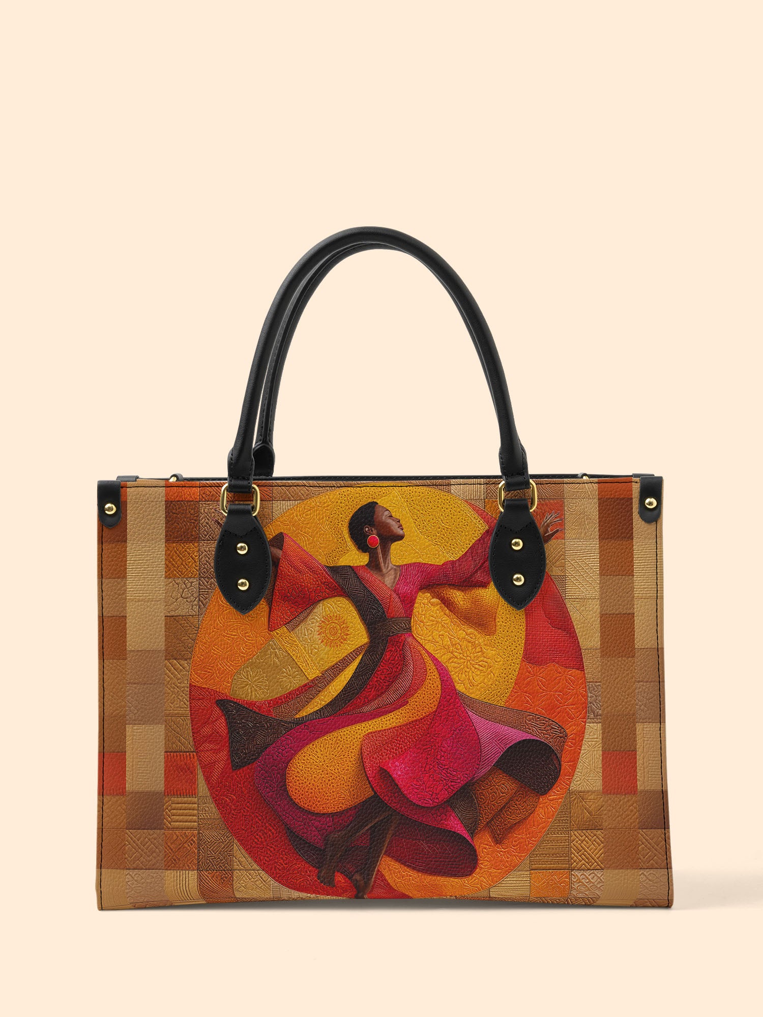 Unstoppable Rhythm Premium Leather Handbag QR0TD104