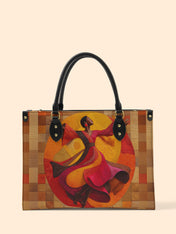 Unstoppable Rhythm Premium Leather Handbag QR0TD104