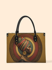 Circles Of Heritage Premium Leather Handbag QR0TV161