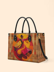 Unstoppable Rhythm Premium Leather Handbag QR0TD104