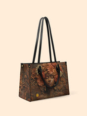Afro Flora Premium Leather Handbag QR0TV027