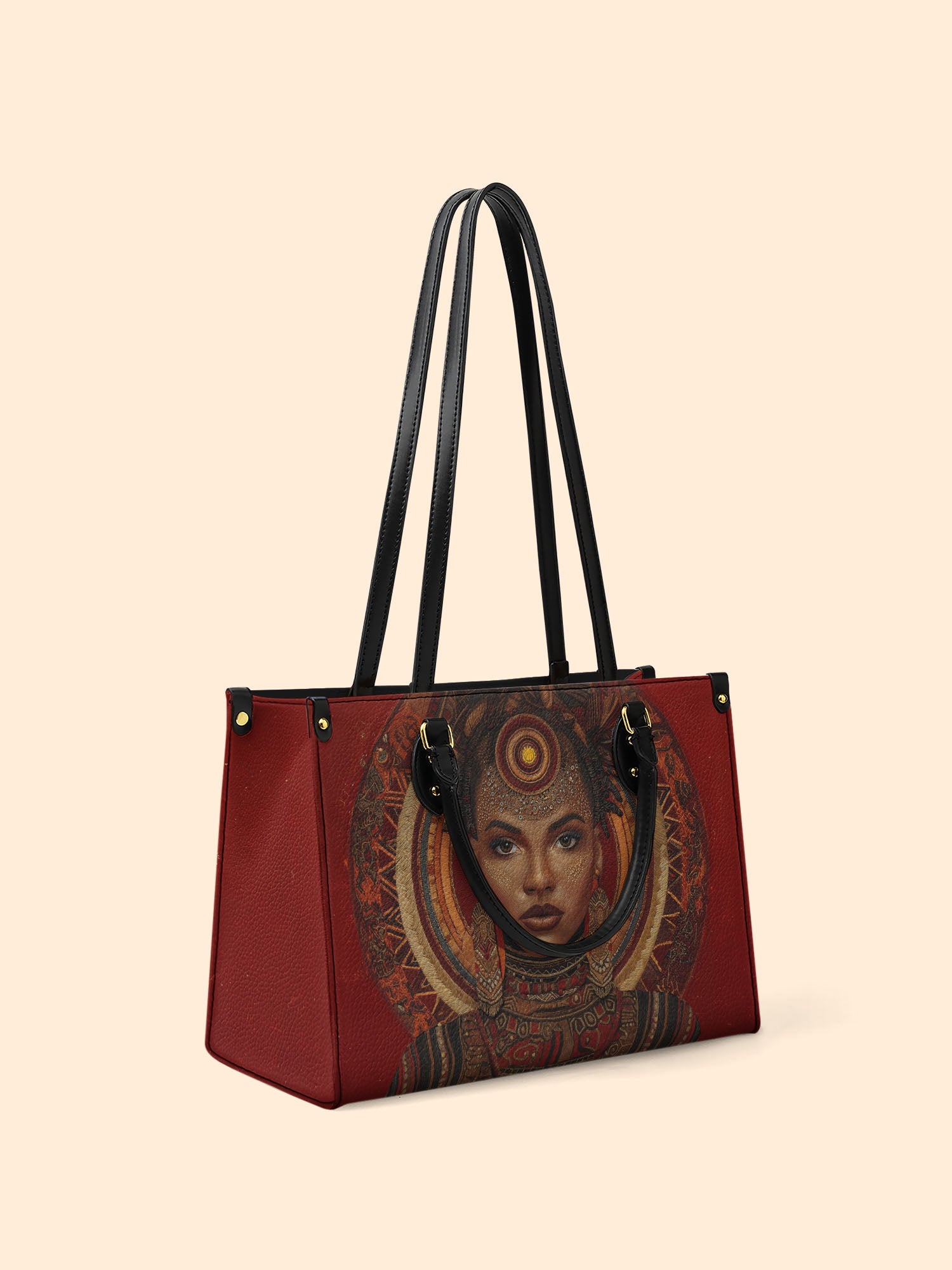 Ebony Aura Premium Leather Handbag QR0XD211