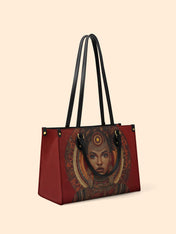 Ebony Aura Premium Leather Handbag QR0XD211