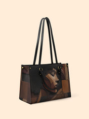 Melanin Majesty Premium Leather Handbag QR0TD117