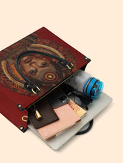 Ebony Aura Premium Leather Handbag QR0XD211