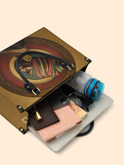 Circles Of Heritage Premium Leather Handbag QR0TV161