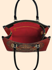 Ebony Aura Premium Leather Handbag QR0XD211