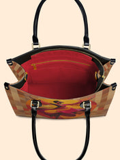 Unstoppable Rhythm Premium Leather Handbag QR0TD104