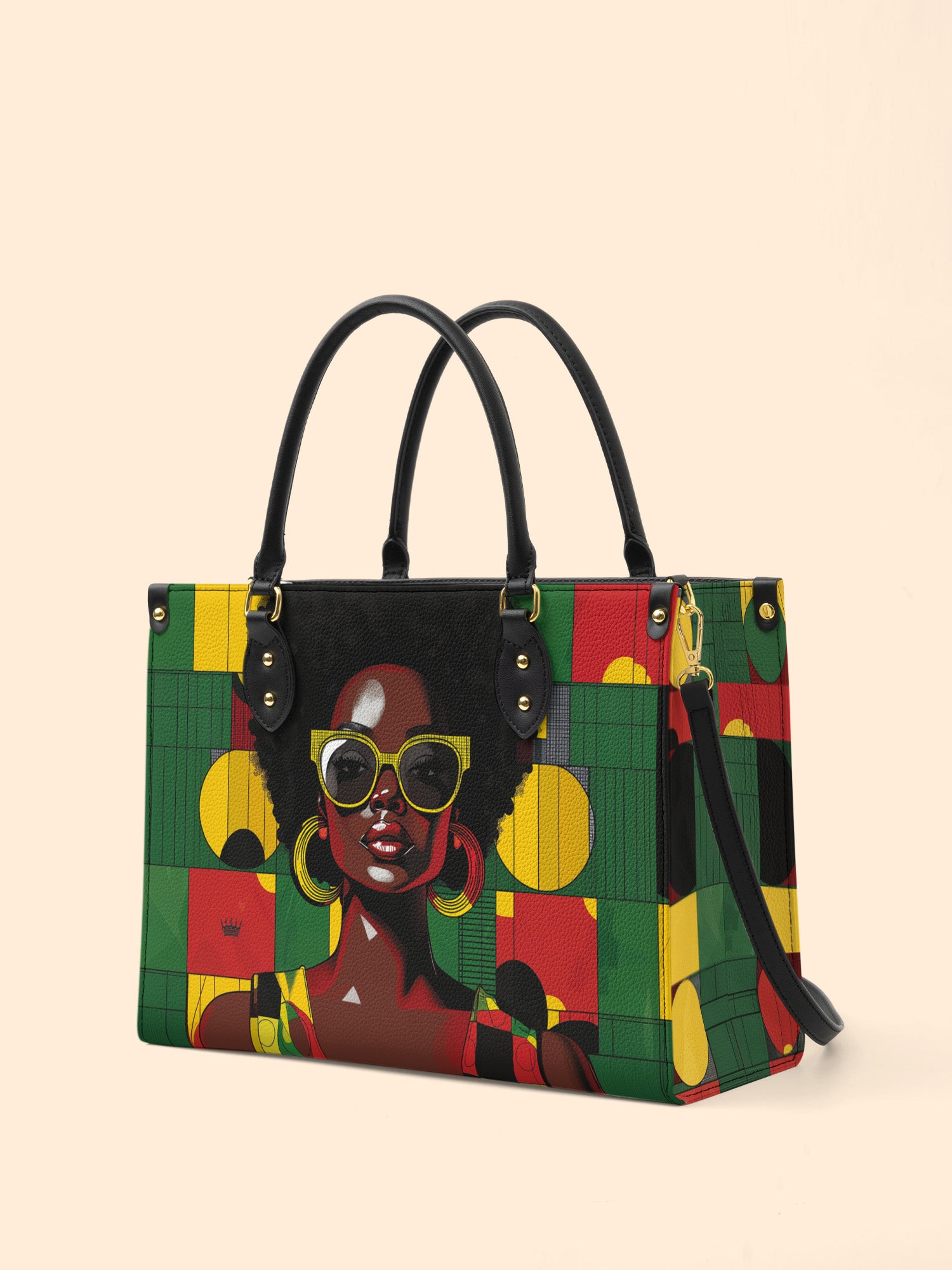 Fierce Glow Premium Leather Handbag QR0XD703