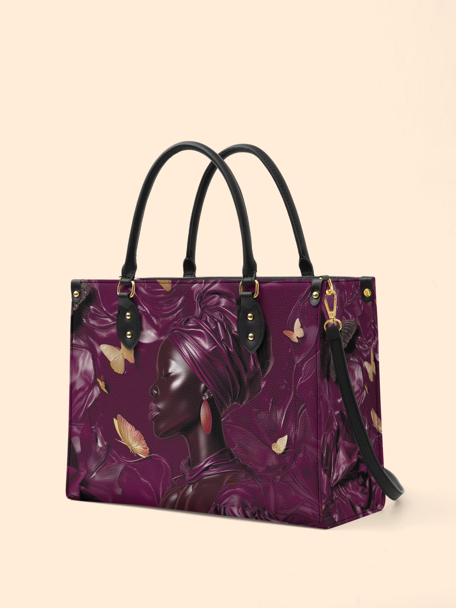 Celeste Wing Premium Leather Handbag QR0XD634