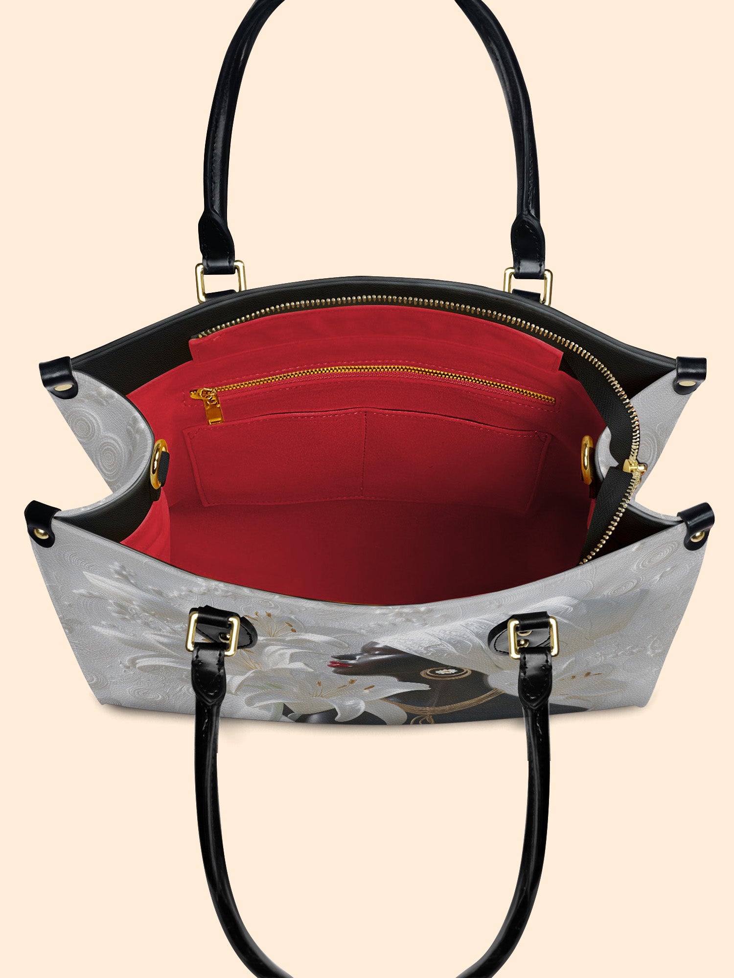 African Aureole Premium Leather Handbag QR0XD532