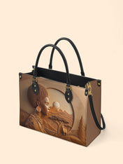 Savanna Spirit Premium Leather Handbag QR0TD346